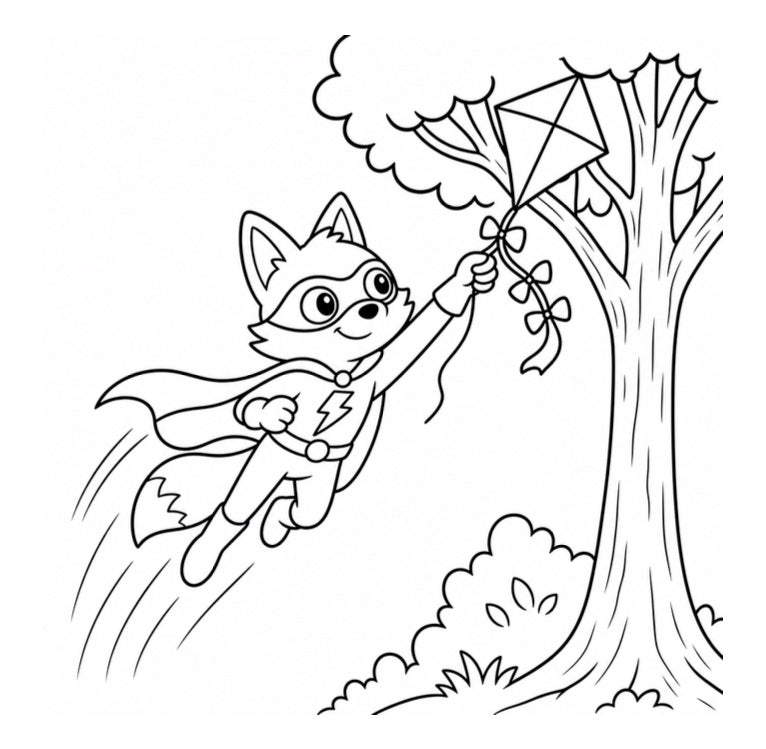 Super Squad Adventures Coloring Book