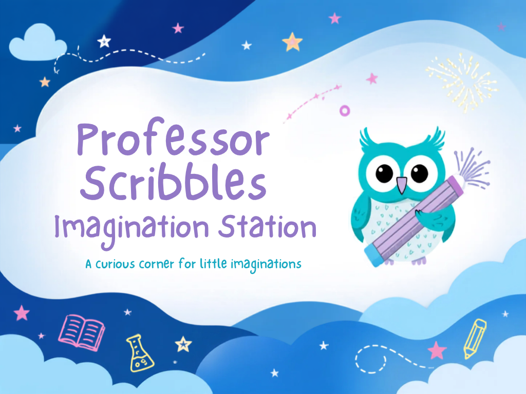 Welcome to Professor Scribbles' Imagination Station: Meet Our Chief Imagination Officer