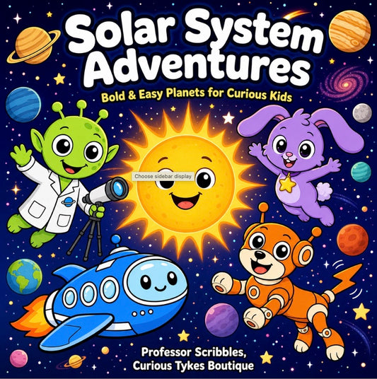 Solar System Adventures: Bold and Easy Planets for Curious Kids