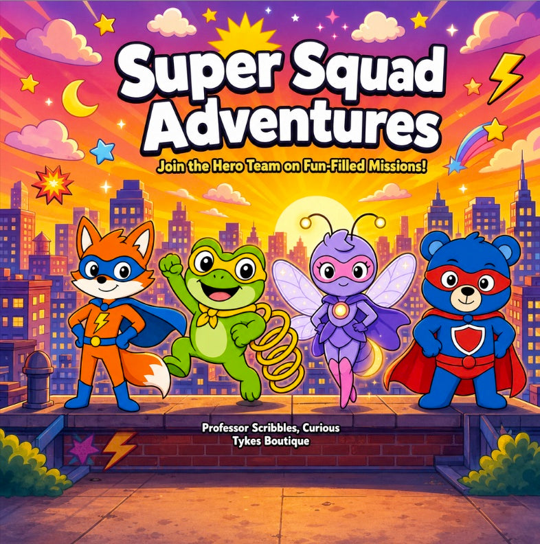 Super Squad Adventures Coloring Book