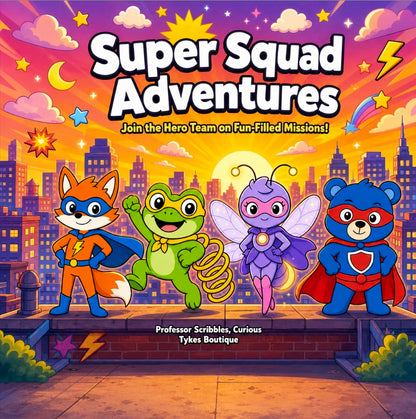 Super Squad Adventures Coloring Book