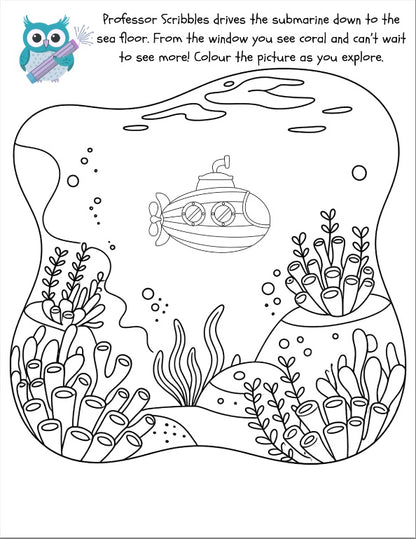 Professor Scribbles Sea Adventure