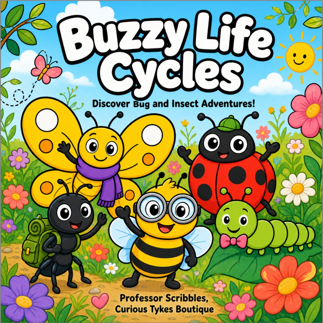Buzzy Life Cycles: Discover Bug and Insect Adventures