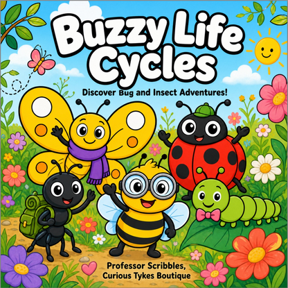 Buzzy Life Cycles: Discover Bug and Insect Adventures