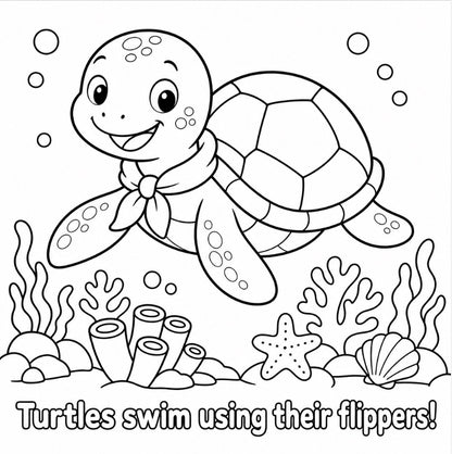 Ocean Pals: Colour and Learn About Sea Friends