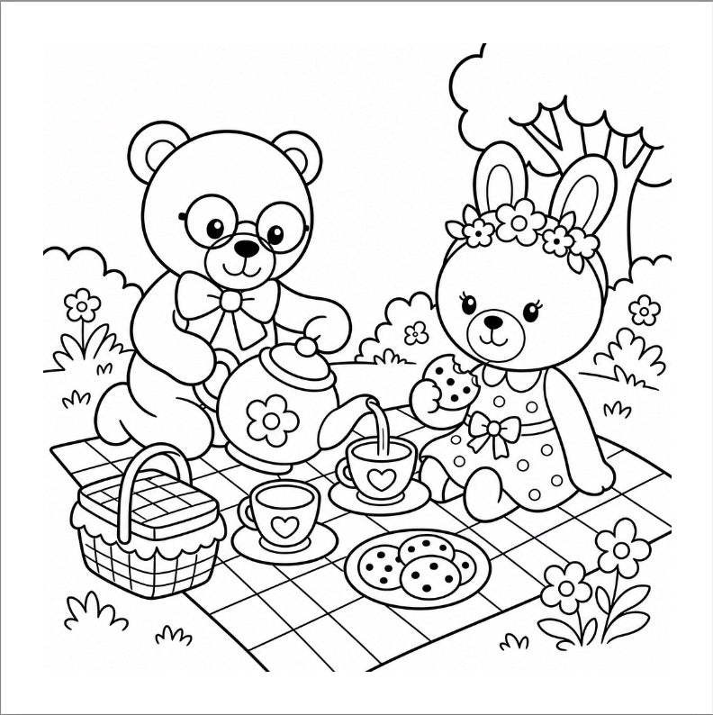 Teddy Tea Time: A Cozy Teddy Bear Tea Time Adventure