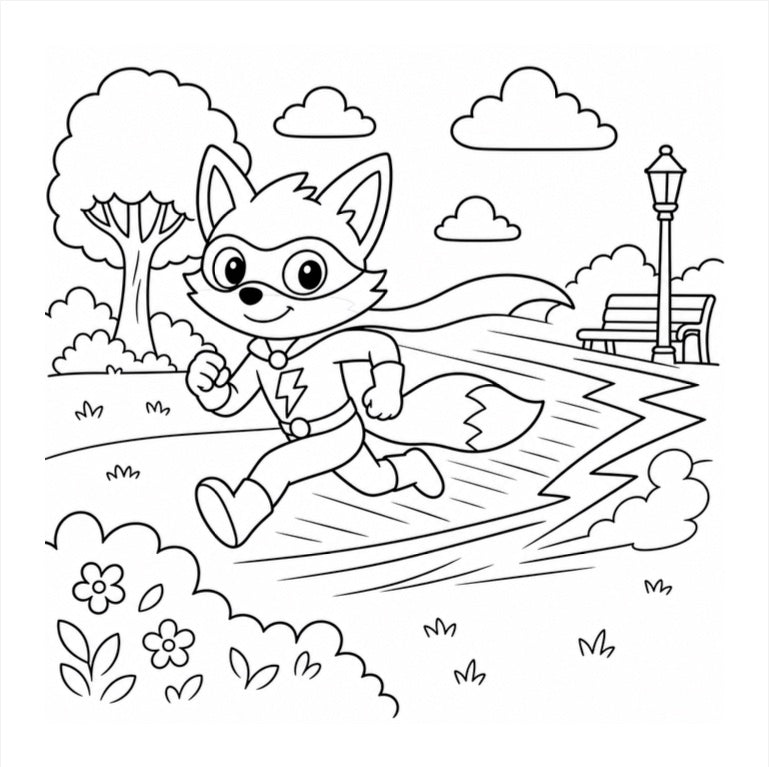 Super Squad Adventures Coloring Book