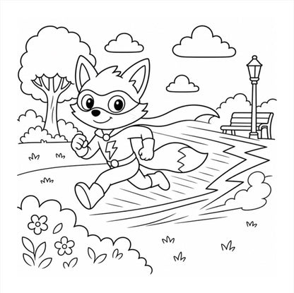 Super Squad Adventures Coloring Book