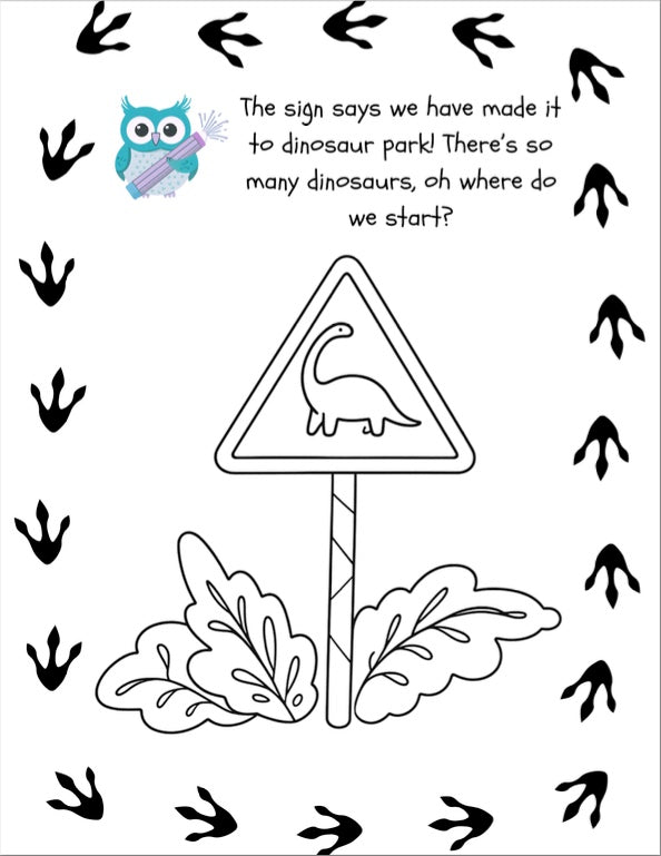 Professor Scribbles Dinosaur Adventure