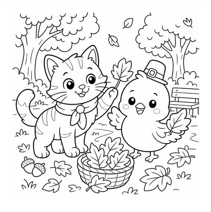 Thankful Pals: A Friends' Thanksgiving Adventure