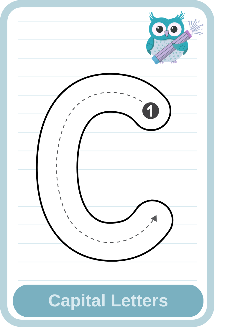Young Tykes Tracing Flashcards