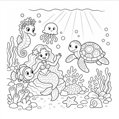 Mermaid Reef Quest: A Colorful Undersea Adventure