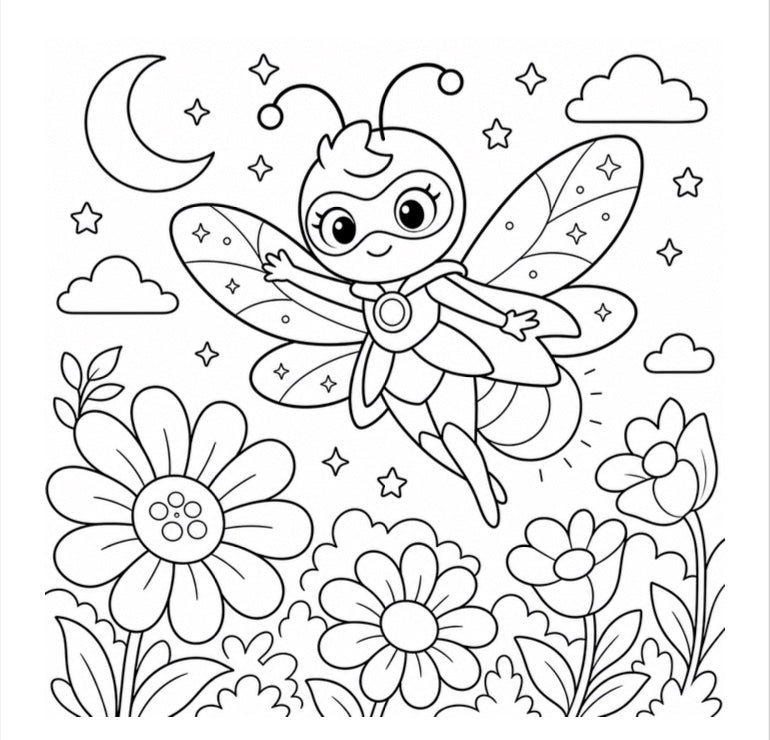 Super Squad Adventures Coloring Book