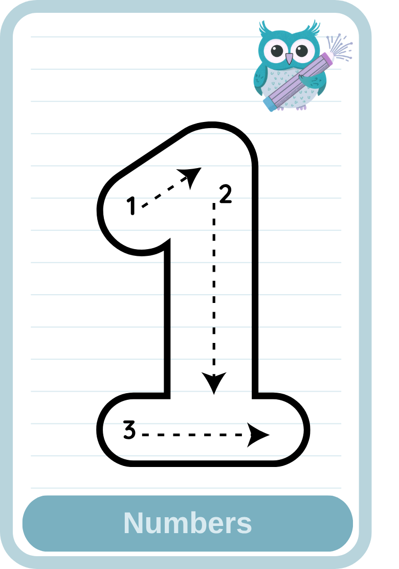 Young Tykes Tracing Flashcards
