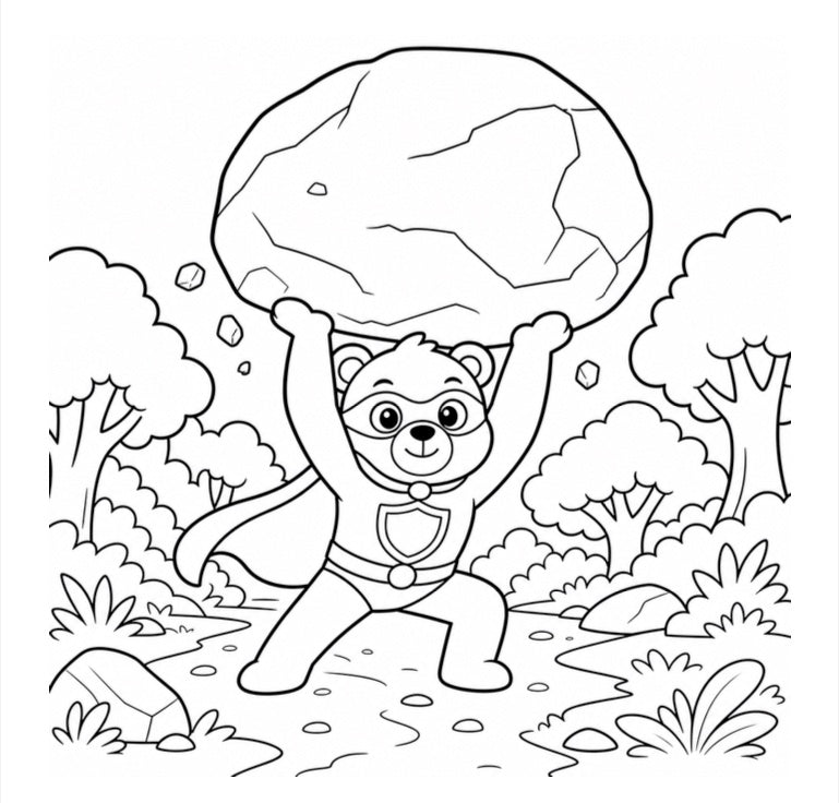 Super Squad Adventures Coloring Book