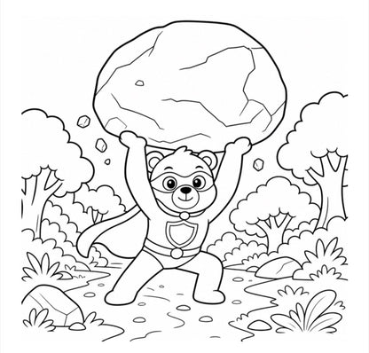 Super Squad Adventures Coloring Book