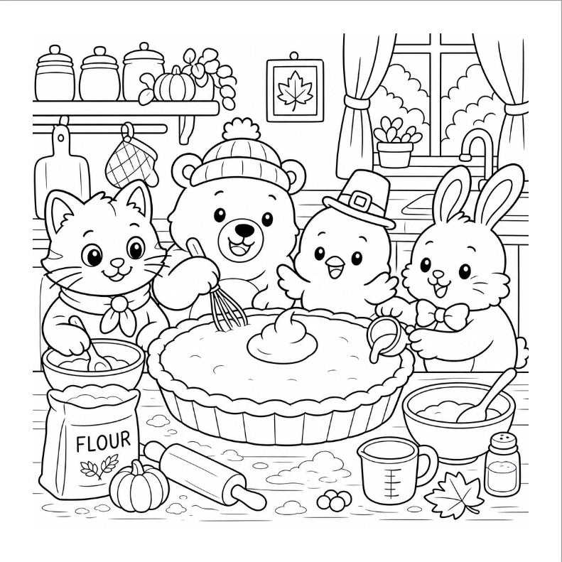 Thankful Pals: A Friends' Thanksgiving Adventure