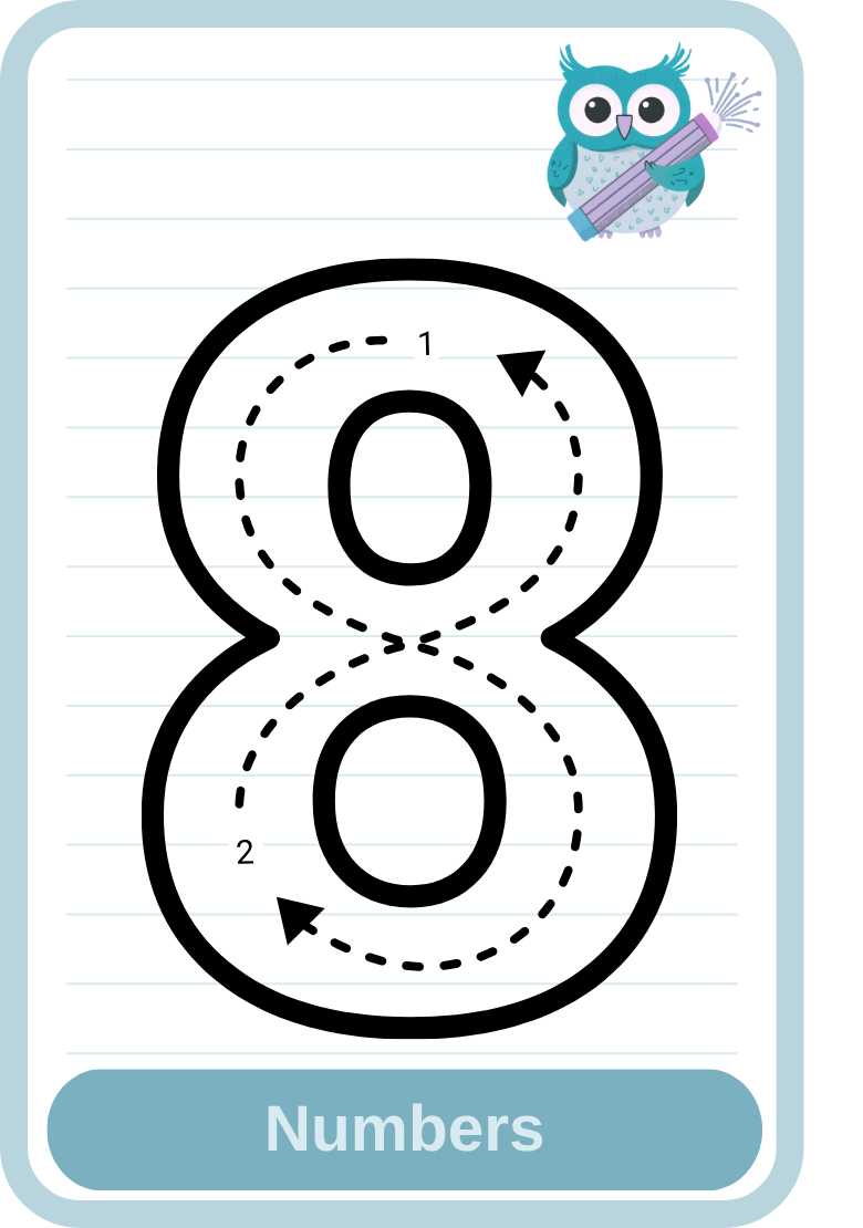 Young Tykes Tracing Flashcards