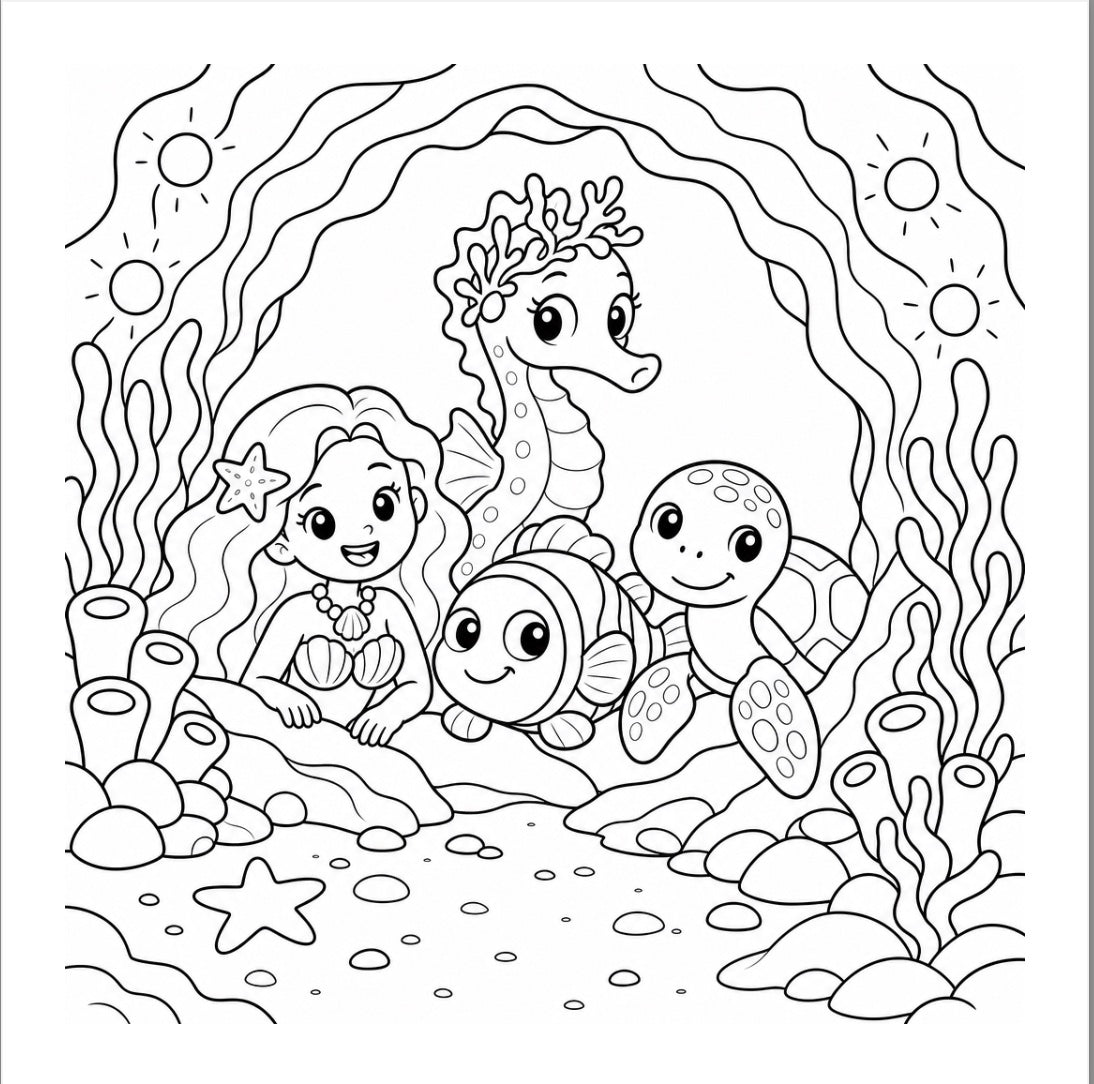 Mermaid Reef Quest: A Colorful Undersea Adventure
