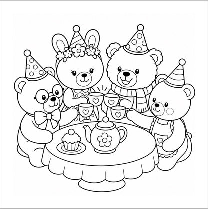 Teddy Tea Time: A Cozy Teddy Bear Tea Time Adventure