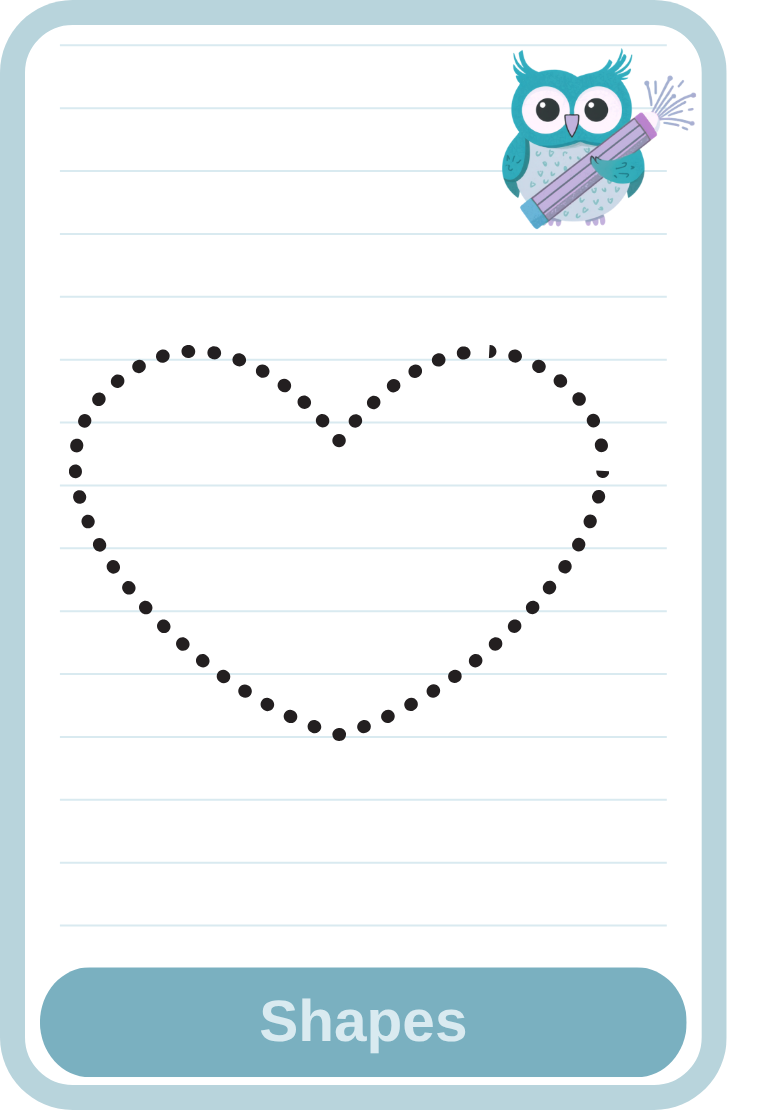 Young Tykes Tracing Flashcards