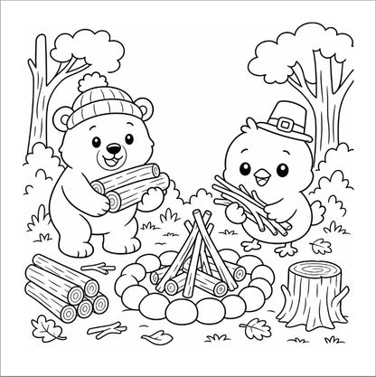 Thankful Pals: A Friends' Thanksgiving Adventure