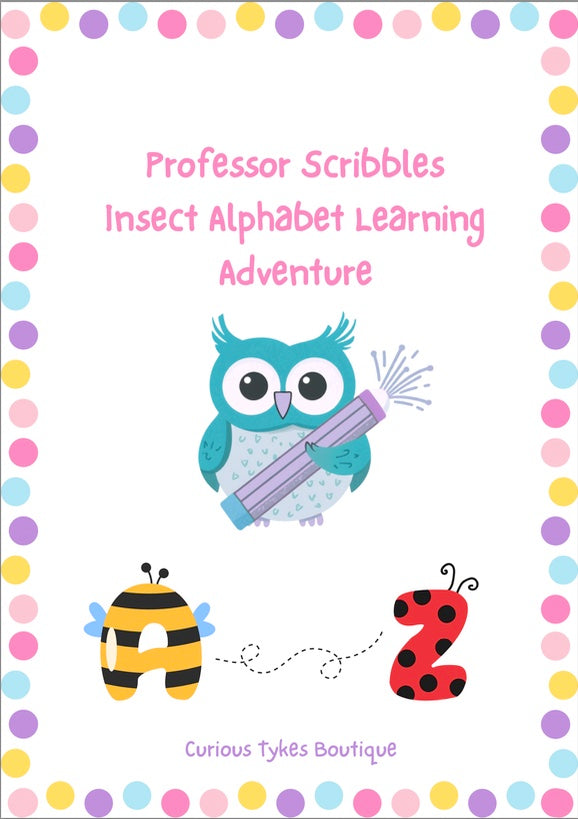 Insect Alphabet Tracing