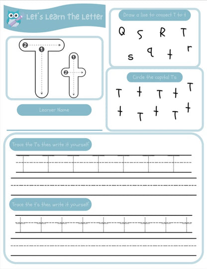 Let's Learn The Letters Of The Alphabet
