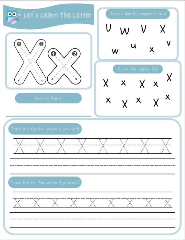 Let's Learn The Letters Of The Alphabet