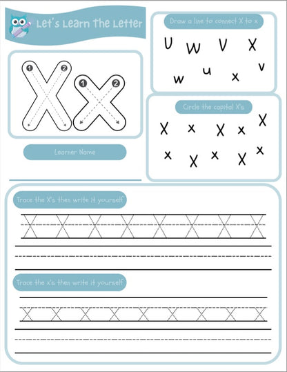 Let's Learn The Letters Of The Alphabet