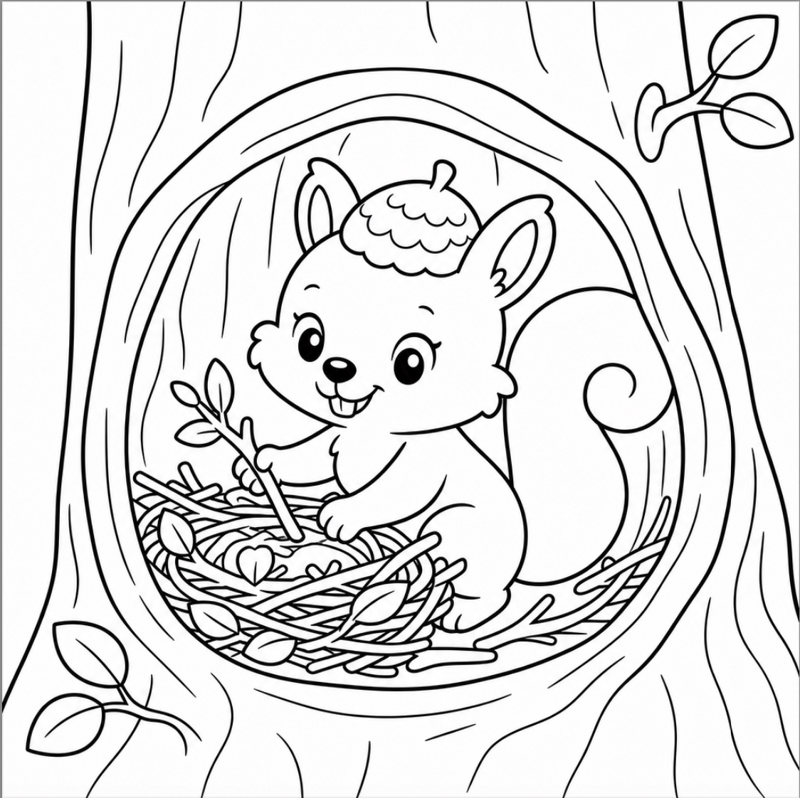 Forest Friends: Whimsical Woods Colouring Book