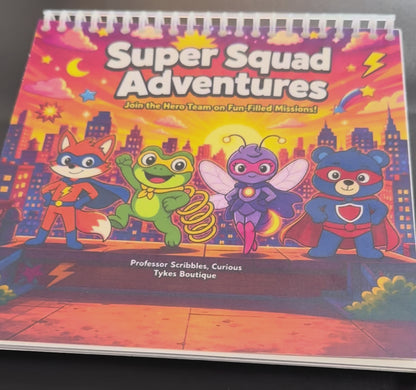 Super Squad Adventures Coloring Book